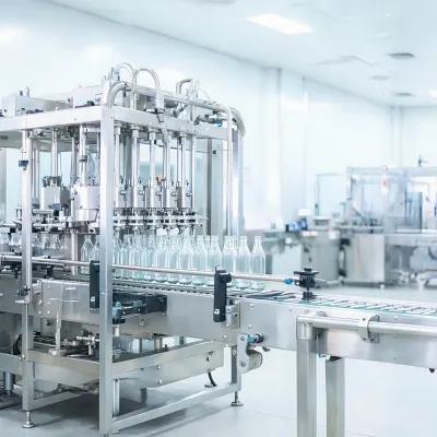 automated bottling line