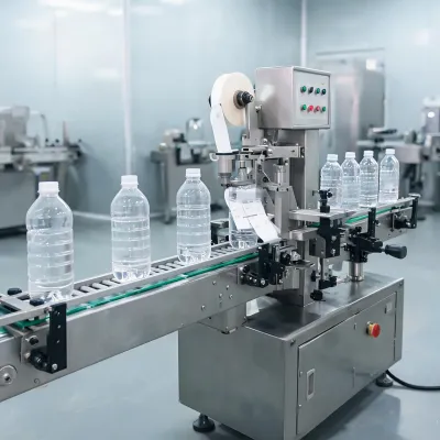 industrial bottle labeling machine